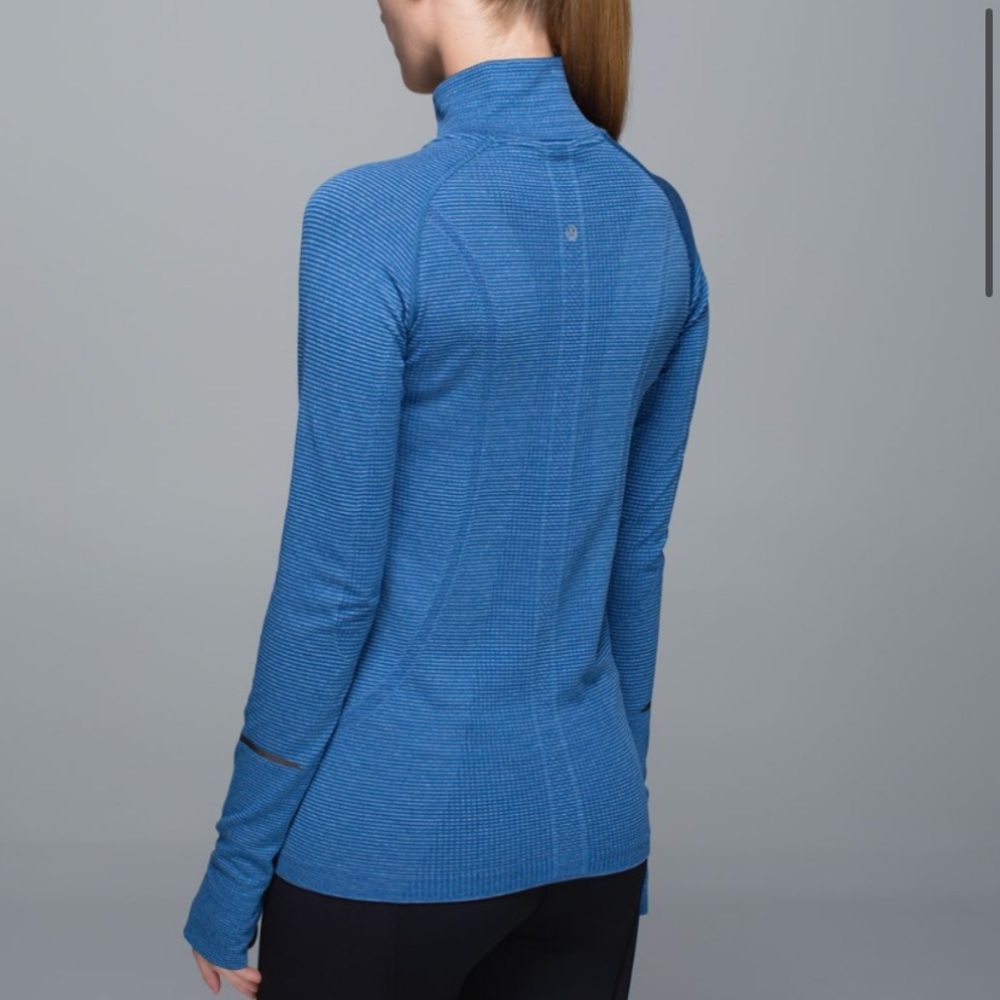 Lululemon Run: Swiftly Tech 1/2 Zip In Tonka Stri… - image 3